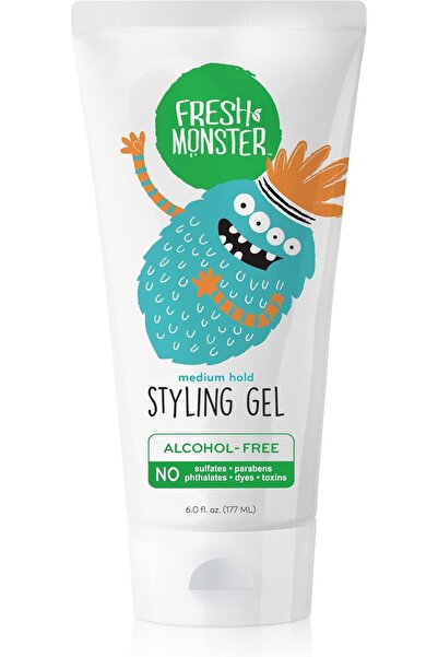 Fresh Monster جل للشعر لجميع أنواع الشعر، 177 مل، للتصفيف والتشكيل والتثبيت، ...