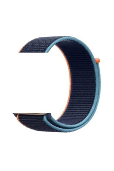 Gpack Tecno Watch 3 Active Kordon Kayış Kumaş Cırt Cırtlı Lacivert-Mavi 22/CRT