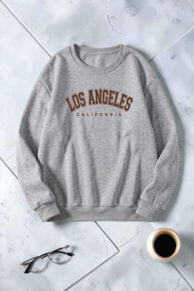 trendypassion Unisex φούτερ με στάμπα Los Angeles και λαιμόκοψη ποδηλάτου