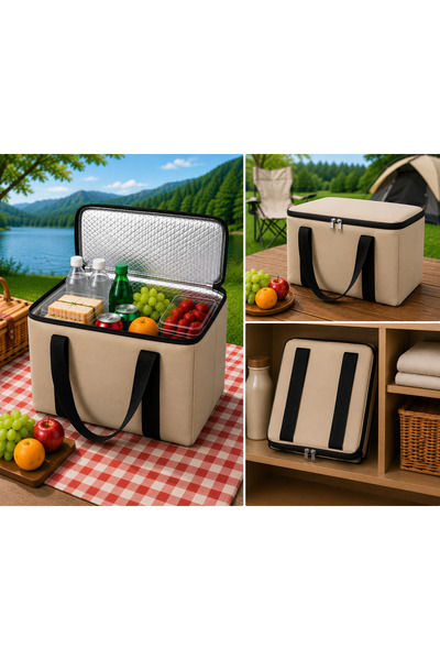 Aırstorr 40 Liter Thermal Cooler Bag – Foldable Cold & Hot Preservation Bag
