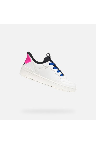 Geox Washiba Fast in - Adidași pentru fete, albi