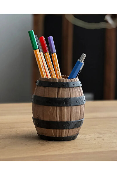 MER3D Fıçı Kalemlik 10 Cm