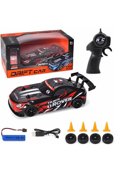 Get's On Oyuncak Uzaktan Kumandalı Full Fonksiyon 1:24 Şarjlı 4x4 Drift Araba +4 Drift Tekerleği ve Drift Dubası
