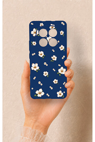 Vip Case REDMİ NOTE 15 4G Uyumlu Papatya İnci Desenli Silikon Kılıf