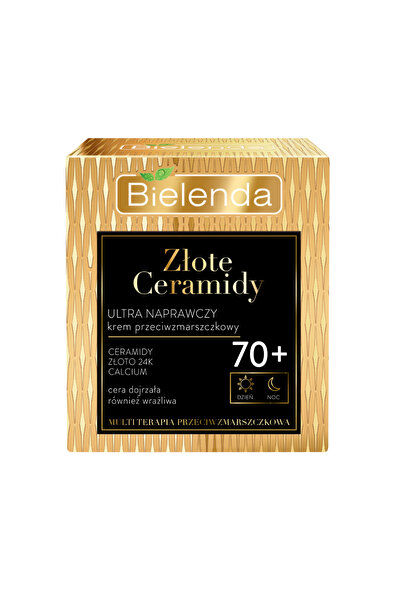 Bielenda Golden Ceramides Cremă Antirid Ultra Reparatoare 70+ Zi/Noapte 50ml