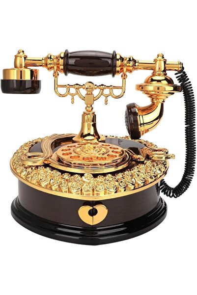 Wolawood Klasik Retro Tarzda Nostaljik Ahizeli Telefon Kulübesi Müzik Kutusu ...