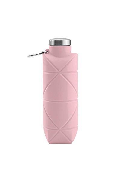 Star Termos 700 ML Katlanabilir Silikon Su Matarası - Paslanmaz Çelik Kapaklı...