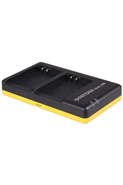 Patona Dual Quick Charger Slim micro-USB BLN-1 for Olympus OMD-EM5 PEN E-P5 -...