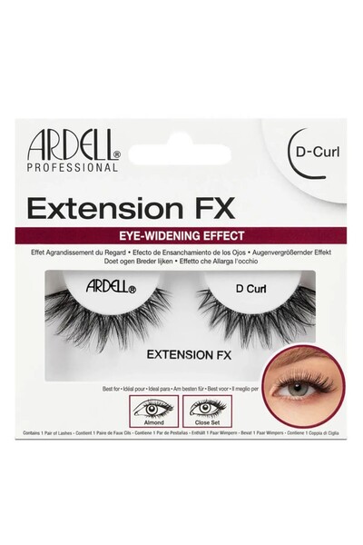 Ardell Gene false tip bandă pentru extensii - Curbură D