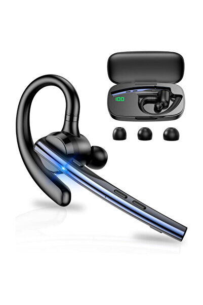 Techsuit Casti Handsfree Bluetooth Vocelis Pro CB4, A2DP, Albastru