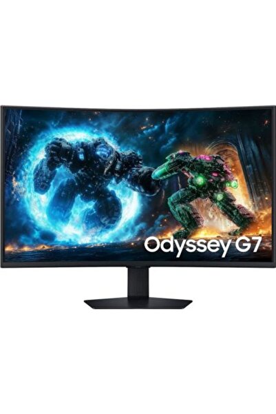 Samsung LCD LED 37 " Odyssey G7 G75F LS37FG750EUXEN 4K UHD Μαύρο Κυρτή
