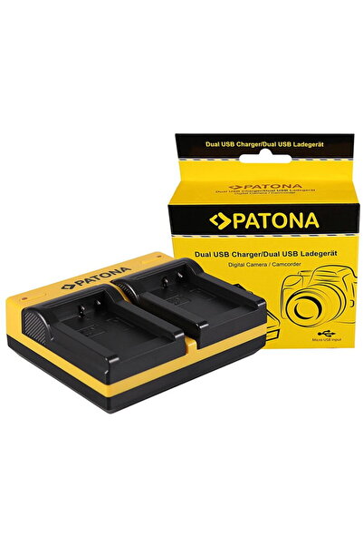 Patona Dual incarcator pentru Canon NB-7L Powershot G10 G11 G12 inkl. Micro-U...