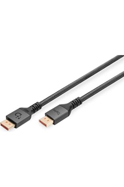 Digitus Καλώδιο DisplayPort 2.1 Αρσενικό σε Αρσενικό έως 16K/60Hz 2μ Μαύρο (D...