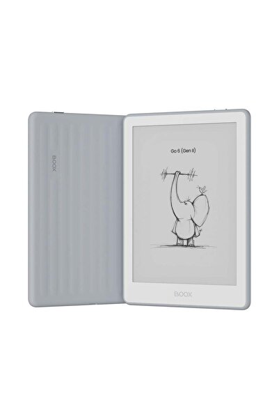 BOOX جهاز قراءة إلكتروني Go 6 الجيل الثاني بشاشة E-Ink، ذاكرة 3 جيجابايت وتخزين 32 جيجابايت (رمادي) |   جو 6 (الجيل الثاني)