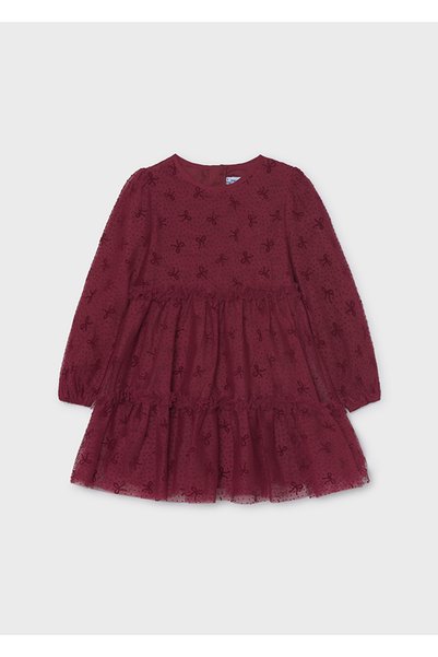 MAYORAL Ruffled Girls' Tulle Dress 4924