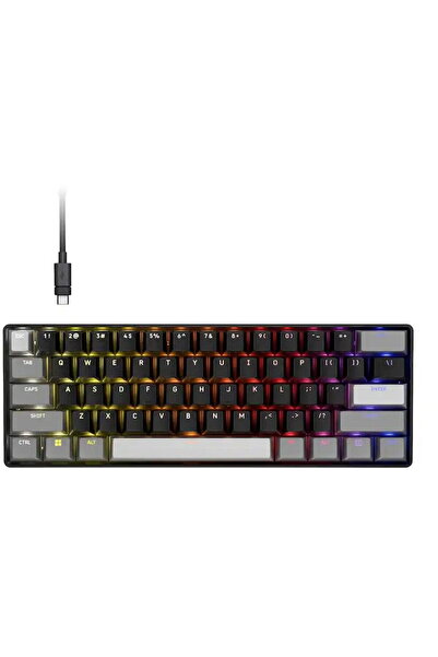 Corsair Tastatură mecanică gaming Clipper Pro Mini 60, switch-uri MGX Hyperdr...