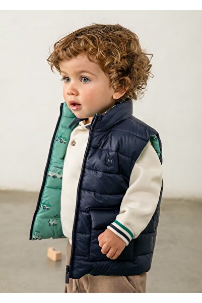 MAYORAL Baby Boy Double-Sided Vest
