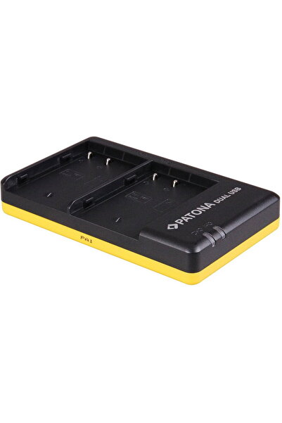 Patona Incarcator Dual Quick-incarcator Slim micro-USB DMW-BLF19 pentru Panas...