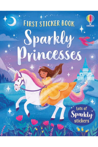 Usborne First Sticker Book Sparkly Princesses – Sticker book with princesses ...