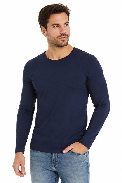 Quatarze YILDIZ ÇAMAŞIR Tricou Premium Modal pentru bărbați cu gâtul în formă...