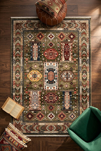 Beyome Afgan Uşak Otantik Vintage Desenli Premium Salon Halısı | El Dokuması ...