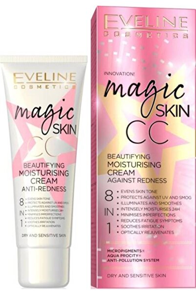 Eveline MAGIC SKIN CC CREAM 8IN1 Cremă hidratantă care maschează roșeața 50ml