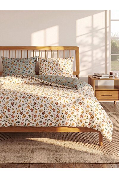 LC Waikiki Floral Patterned Double Duvet Cover Set (W6)