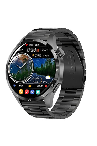 Lazird AMOLED 466x466 ECG Glicemie Tensiune arterială Temperatură Ceas bărbăt...