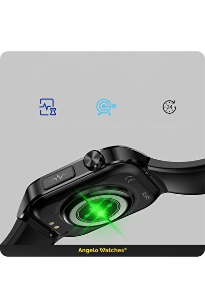 Angelo Watches SMARTWATCH PENTRU VÂRȘIȚI ECG HRV Tensiune arterială Apeluri R...