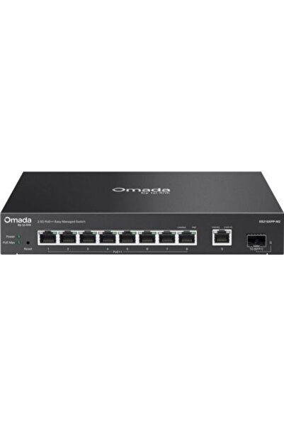 TP-LINK Διακόπτης 8 θυρών PoE++ ES210XPP-M2 RJ-45 2.5 Gbps, 1x 10Gbps, 1x SFP+