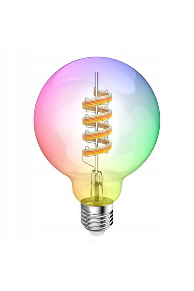Hama Bec LED inteligent cu filament GLOBE E27 RGBW WiFi Smart Matter