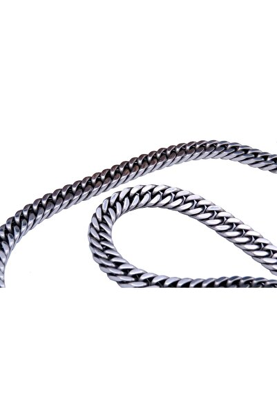 Boston Jewellery Colier bărbătesc argintiu din oțel 316L