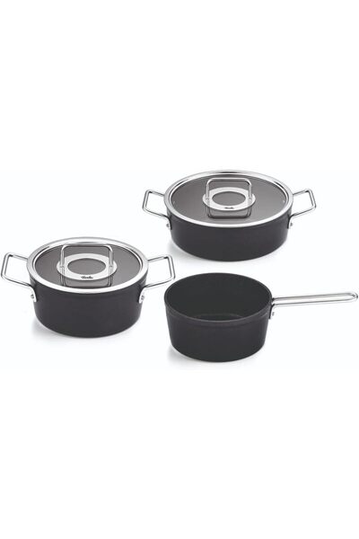 Fissler Adamant Cam Kapak 5 Parça Tencere Seti