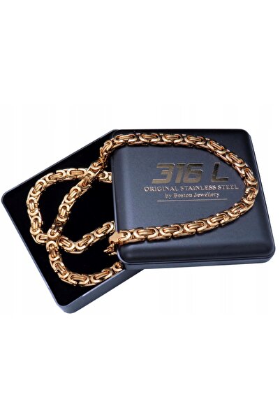 Boston Jewellery Lanț de colier auriu 6mm, design nou, la modă
