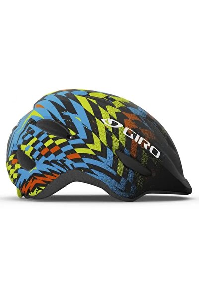 Giro Scamp Cască de bicicletă pentru copii, Negru Mat cu degrade în carouri -...