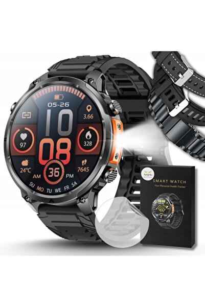 Angelo Watches SMARTWATCH CEAS BĂRBAȚI IMPERMEABIL APELURI MENIU PL SPORT CEA...
