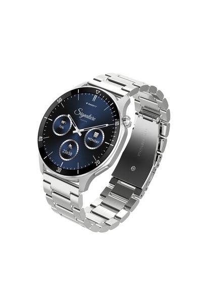 GARETT Smartwatch Prime Argintiu Oțel AMOLED 1,43 " Apeluri Bluetooth IP68