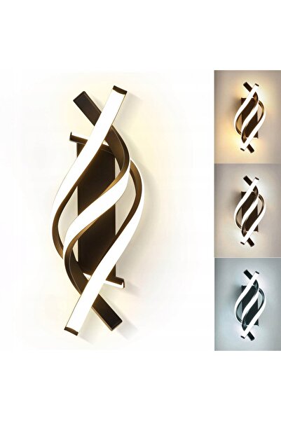bedee Aplică de perete de interior cu LED, modernă, 3 culori