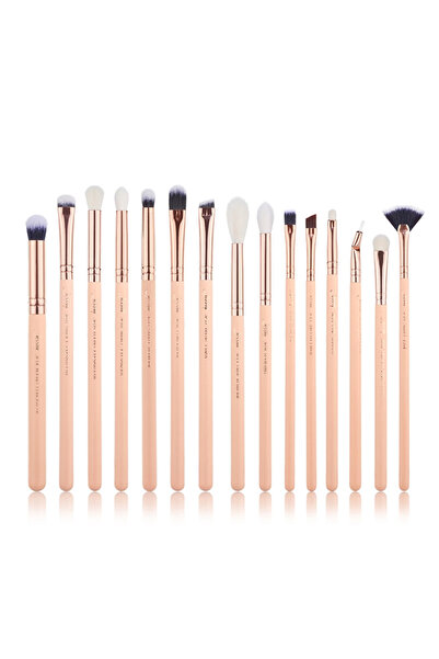 Jessup T447 CLASSIC CHRYSALID Set de 15 pensule pentru machiajul feței și al ...