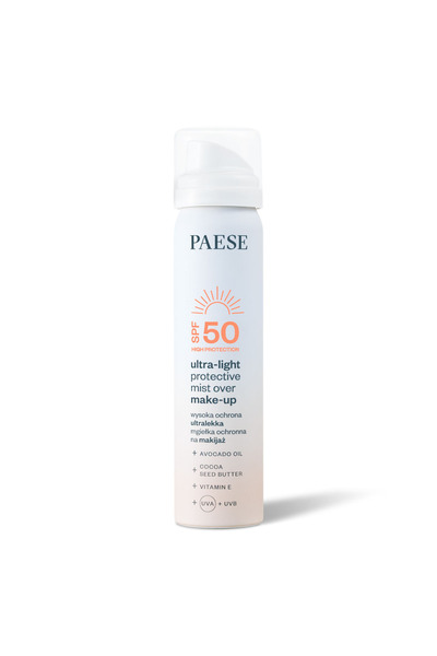 PAESE Spray de machiaj protector ultraușor SPF50 75ml