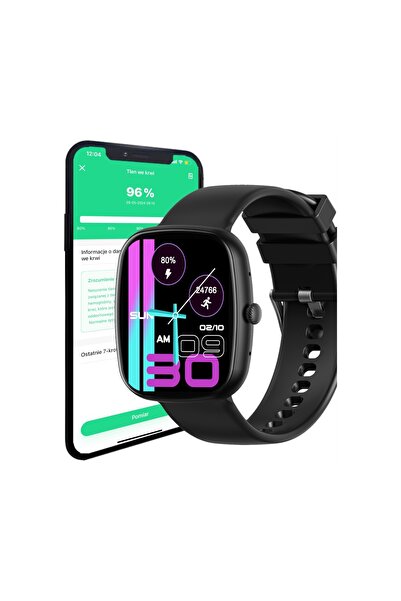 WENOM SMARTWATCH pentru femei și bărbați, SPORT, Impermeabil, Pedometru, Moni...