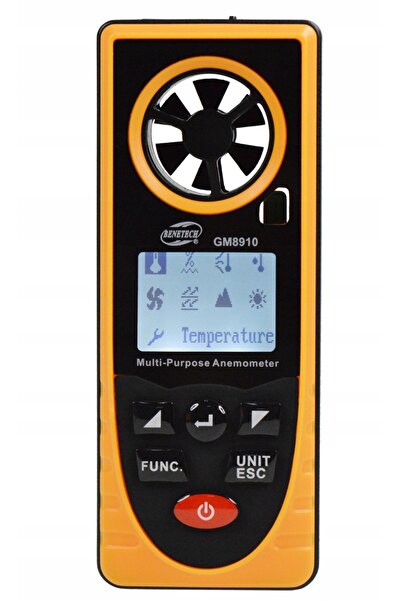 Benetech ANEMOMETRU CONTOR DE VÂNT MULTIFUNCȚIONAL PENTRU MĂSURAREA VÂNTULUI ...