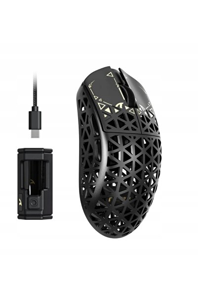 Attack Shark Mouse wireless |   R5 Ultra |   8K Hz |   42.000 DPI |   negru