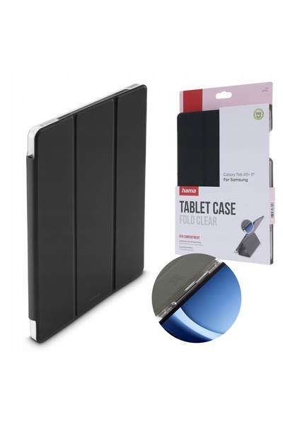 Hama Husă transparentă pliabilă cu spațiu pentru stilou pentru Samsung Galaxy...
