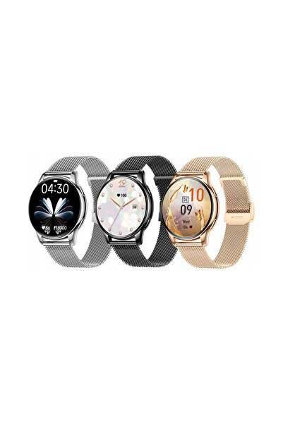 Lazird Smartwatch pentru femei 300mAh 466x466 Apeluri Monitorizare Tensiune A...