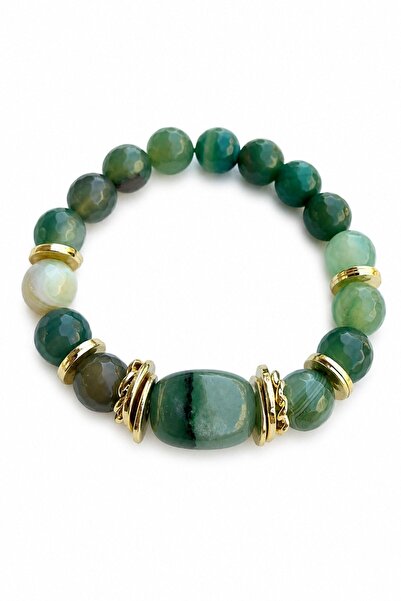 nesdesignn Natural Stone Aventurine Bracelet (Lucky-Abundant)