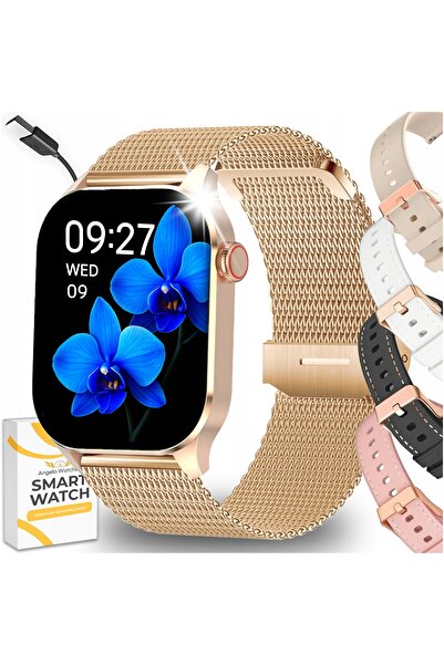 Angelo Watches SMARTWATCH FEMININ, RATEA CARDIOLOGICĂ, Tensiune arterială, MO...