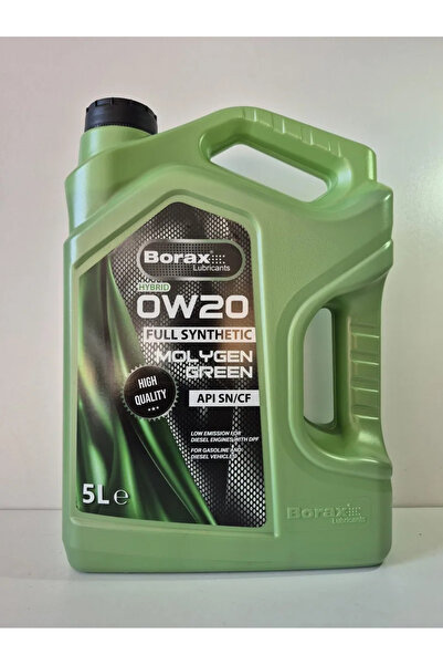 Genel Markalar Borax Full Synthetic Molygen Green 0W20