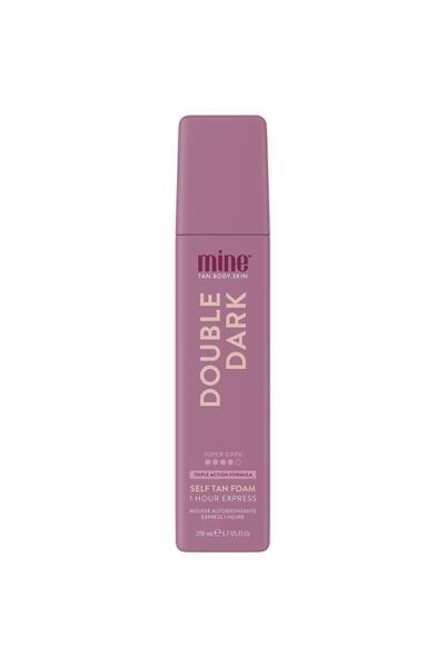 MINETAN Spumă autobronzantă dublu negru 200ml