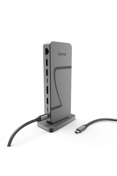 Hama stație de andocare USB4 Connect2Office Speed USB-C PD 40 Gbit/s 10 PORTURI